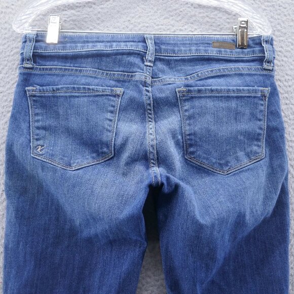 Kut from the Kloth Womens Catherine Boyfriend Jeans 4 Blue Mid Rise Distressed - Picture 5 of 11